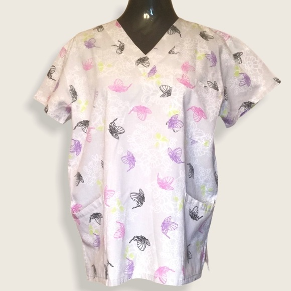 Healthcare Essential Scrub Shirt Comfortable & Professional Workwear - Picture 1 of 8